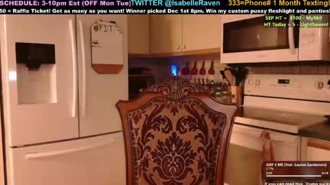 Snapshot of _isabelleraven chatting on September 12, 11:56 pm IsabelleRaven online show from September 12, 11:56 pm