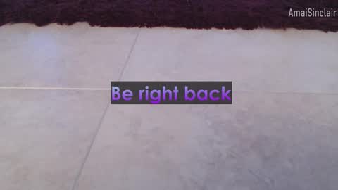 Amai  Sinclair  online show from November 2, 7:01 am