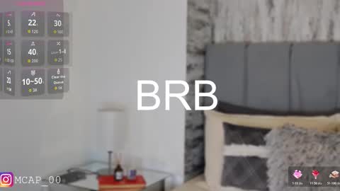 Amanda online show from March 22, 1:33 am