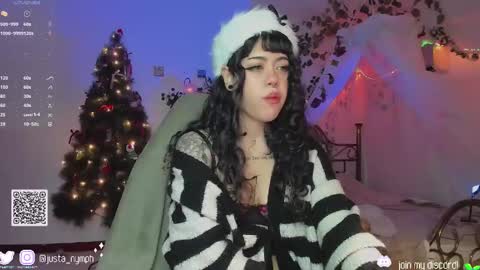Snapshot of blushing_nymph chatting on December 22, 3:11 am   Im Nym  Justa nymph on twitter and IG online show from December 22, 3:11 am