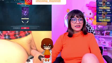 Snapshot of cutecinamonroll chatting on February 2, 4:22 pm Cinna independent model online show from February 2, 4:22 pm