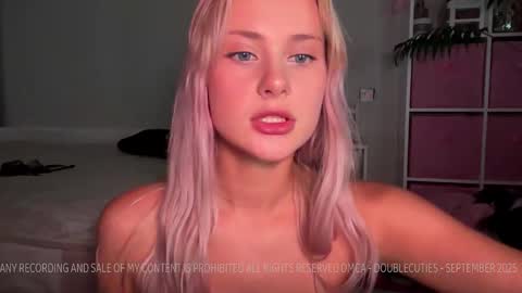 Snapshot of doublecuties chatting on September 14, 4:38 pm Lana  Eva  dont forget to give us a thumb up online show from September 14, 4:38 pm