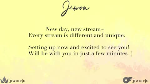 Jiwon online show from December 21, 7:03 am