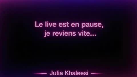 Julia Khaleesii online show from March 8, 5:17 pm