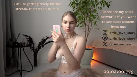 Snapshot of lorrie_love_story chatting on January 12, 3:14 pm Lorrie online show from January 12, 3:14 pm