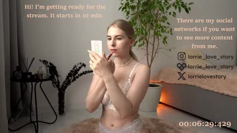 Snapshot of lorrie_love_story chatting on January 17, 1:03 pm Lorrie online show from January 17, 1:03 pm