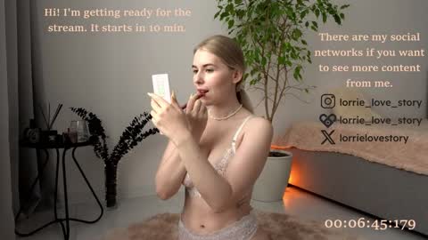 Snapshot of lorrie_love_story chatting on January 4, 2:14 pm Lorrie online show from January 4, 2:14 pm