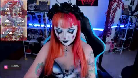 Snapshot of makii_33 chatting on October 4, 11:42 pm ...  ... online show from October 4, 11:42 pm