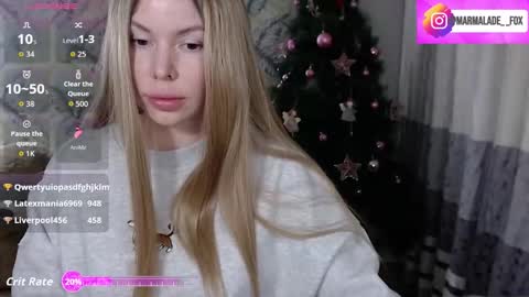 Marmalade Fox online show from January 16, 6:15 pm