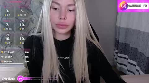 Marmalade Fox online show from November 3, 4:22 pm