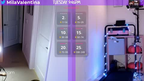 Mila Valentina online show from March 5, 2:46 am