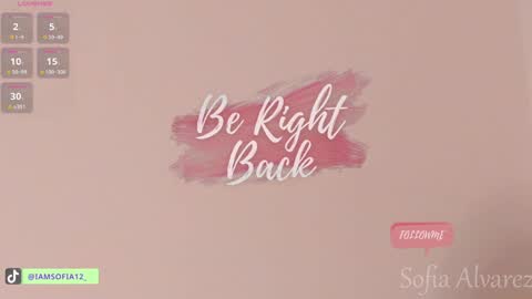 Sofia Alvarez online show from January 27, 12:37 pm