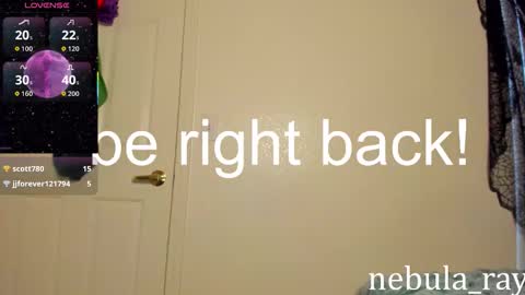 Nebula Ray online show from January 15, 8:37 pm