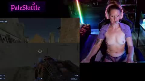 Snapshot of paleskittle chatting on September 27, 3:36 am Pale Skittle online show from September 27, 3:36 am