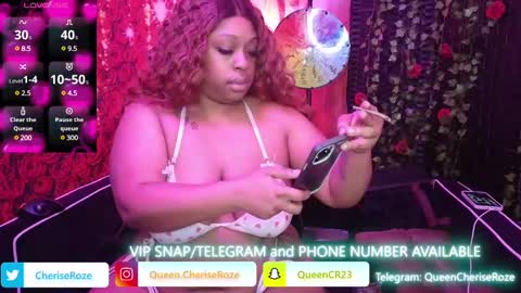 Queen Cherise Roze online show from March 4, 8:27 pm