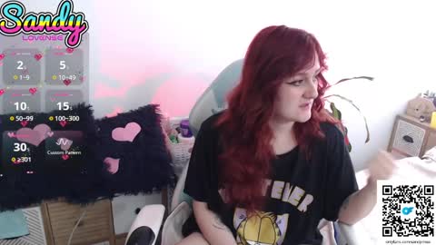 Snapshot of sandprinss chatting on February 7, 12:06 pm Sandy Prinss online show from February 7, 12:06 pm