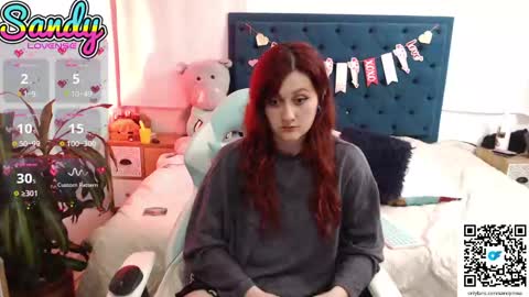 Snapshot of sandprinss chatting on February 8, 1:32 am Sandy Prinss online show from February 8, 1:32 am