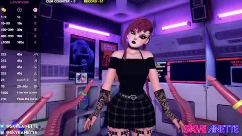 SkyeAnette online show from July 6, 1:11 am