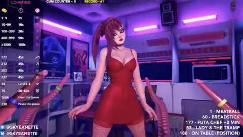 SkyeAnette online show from February 13, 2:24 am