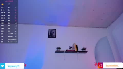 Snapshot of soymerly11_ chatting on January 5, 3:53 am Independent Model Merly online show from January 5, 3:53 am