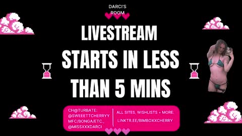 Cherry B  online show from April 19, 7:30 am