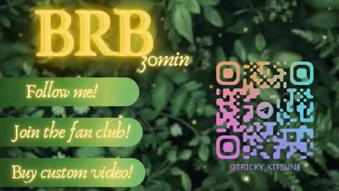 trickykitsune online show from March 15, 6:21 pm