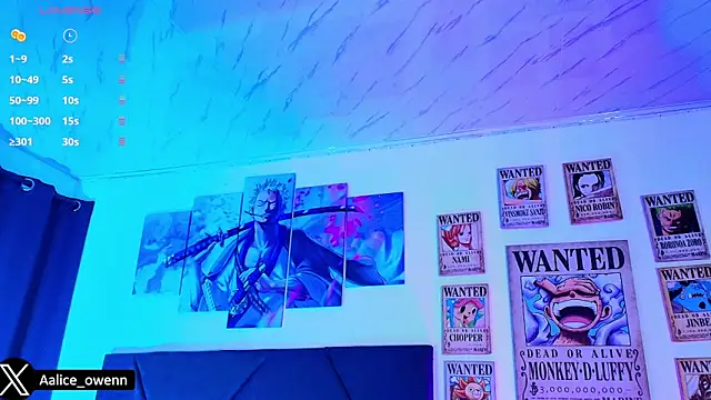 Aliceowenn online show from January 6, 9:07 pm