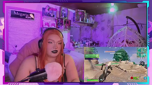 Snapshot of MegariaB chatting on September 14, 4:43 am MegariaB online show from September 14, 4:43 am