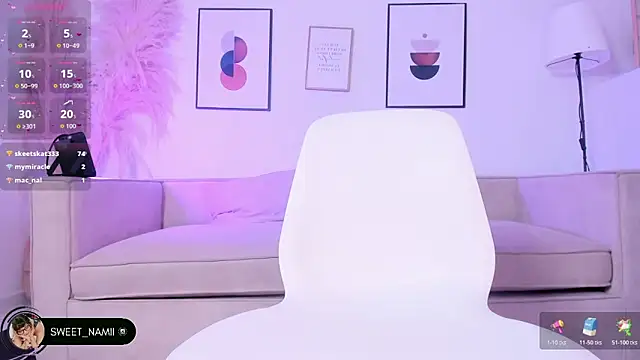 Sweet Namii online show from January 9, 9:30 pm