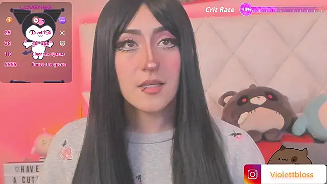 Violettbloss online show from October 15, 4:15 am