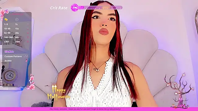 Babyenderlyn online show from October 26, 1:28 pm