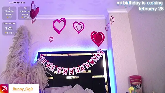 Bunny O online show from February 20, 1:37 am