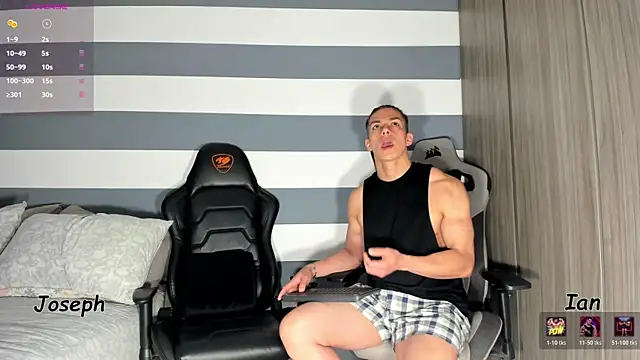 ianandjosephx online show from March 11, 8:29 am