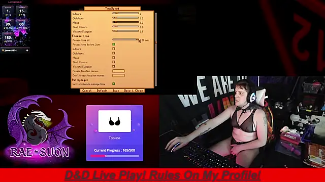 Rae-Suon online show from November 8, 3:33 am