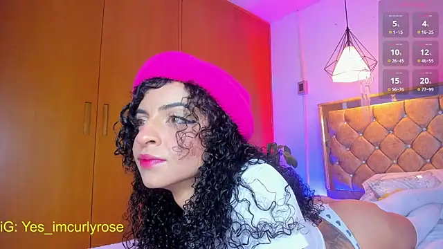 CurlyRose   online show from January 7, 10:02 pm