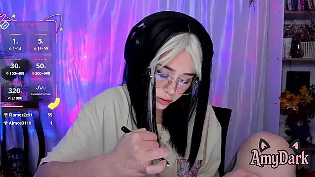  AmyDark online show from February 9, 12:35 am