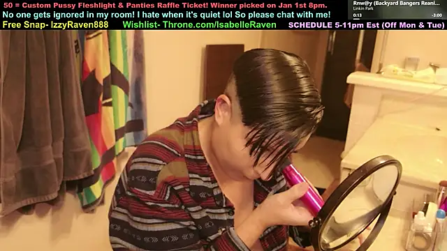 IsabelleRaven online show from January 12, 11:32 pm