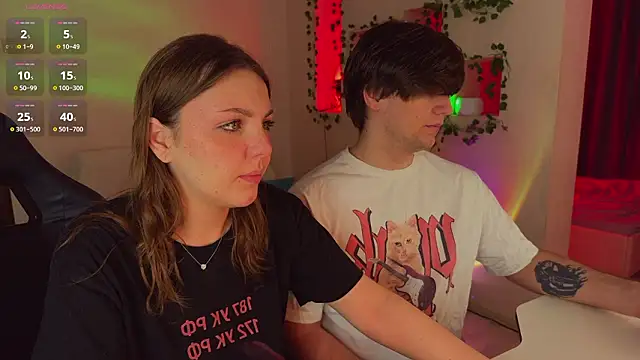 RobertAndLinela online show from March 22, 2:06 am