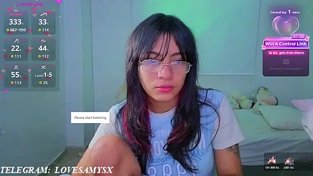 Lovelyamyy online show from April 15, 2:23 am