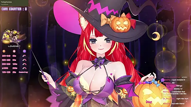 Snapshot of LewdFoxy_VT chatting on October 20, 3:15 pm LewdFoxy VT online show from October 20, 3:15 pm