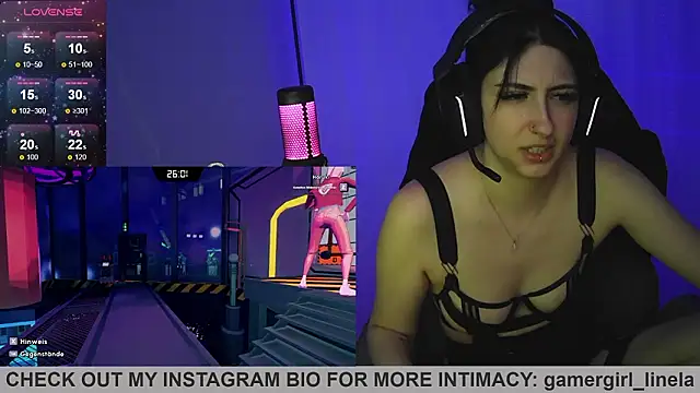 Gamergirl-Linela online show from February 2, 10:31 pm