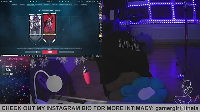 Gamergirl-Linela online show from November 21, 11:51 pm