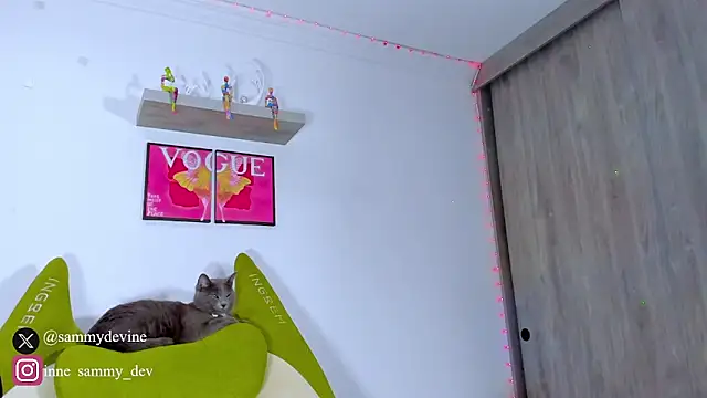 sammy devinne online show from March 12, 9:50 pm