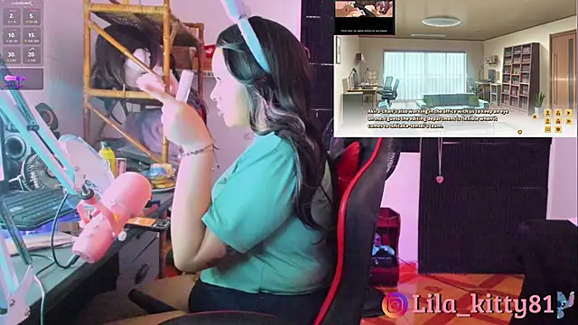 Snapshot of lila_kitty81 chatting on October 9, 8:57 pm lila kitty81 online show from October 9, 8:57 pm
