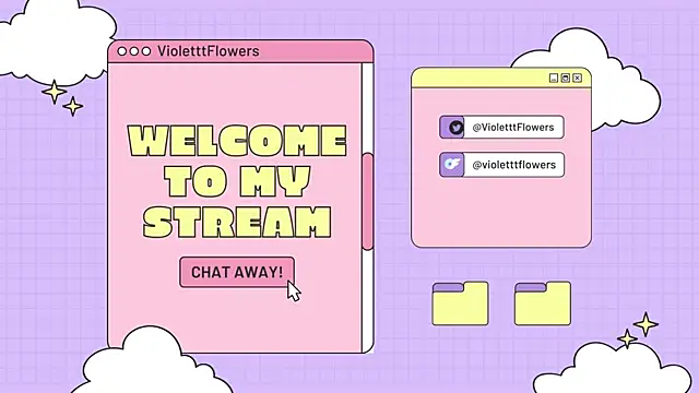 violetttflowers online show from April 4, 8:07 pm