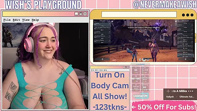 nevermakeawish online show from April 17, 9:44 am