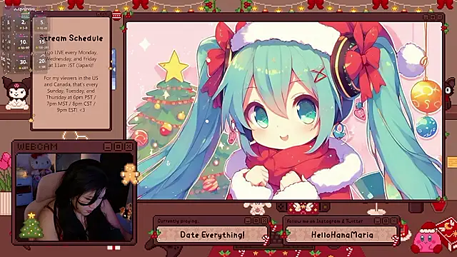 HanaMaria online show from December 22, 2:26 am