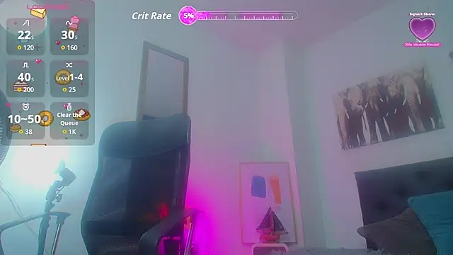Snapshot of AmyBlue_ chatting on October 8, 7:29 pm AmyBlue online show from October 8, 7:29 pm