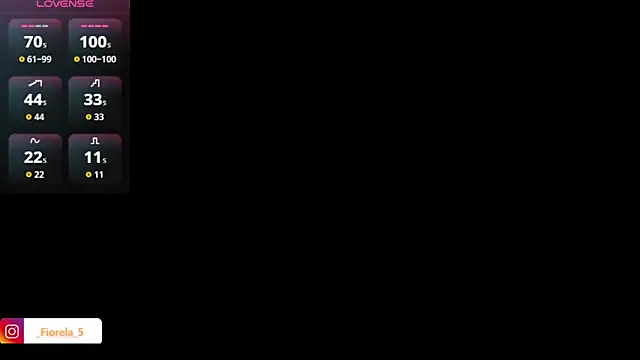 Snapshot of Fiorela_1 chatting on October 17, 6:44 pm Fiorela 1 online show from October 17, 6:44 pm