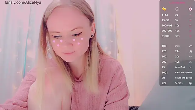 AliceNya cute online show from January 12, 7:35 am